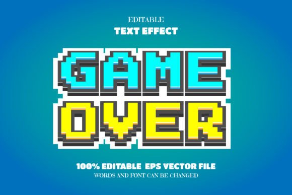 Bold & Editable Game Over Text: A Designer's Secret Weapon
