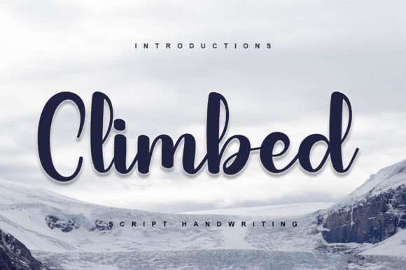 Climbed: The Handwritten Font Balancing Charm and Elegance