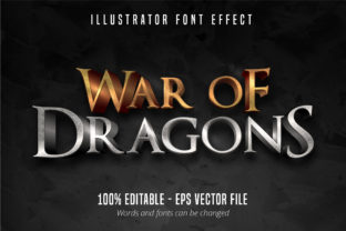 Command Attention with 3D Game Style Editable Font Effects