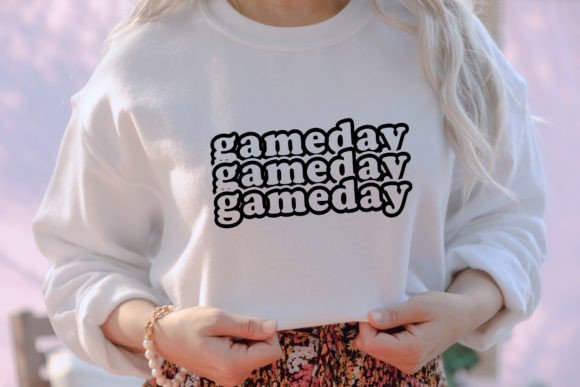 Game Day SVG - Stacked Font: Bold Design for Every Project