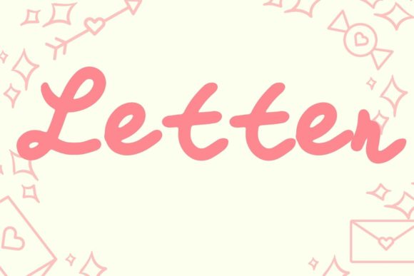 Letter: A Playful Paint-Brushed Script for Authentic Branding