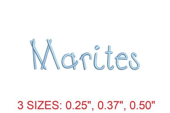 Marites Font: Elegant Embroidery Typography for Your Projects