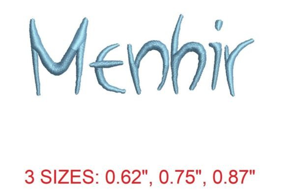 Menhir Embroidery Font: Bold Stitches for Modern Projects