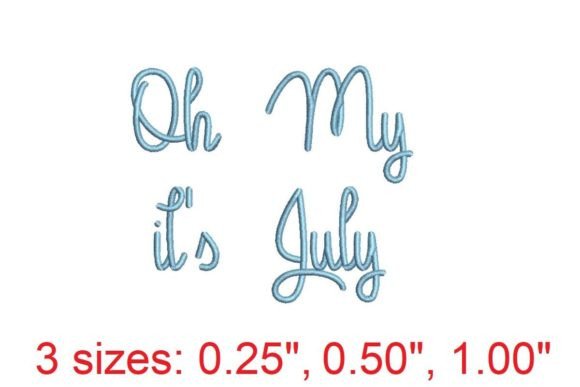 Oh My It's July: A Font That Captures Summer's Joyful Energy