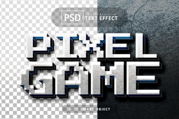 Pixel Game Text: Editable Font Effects for Your Projects
