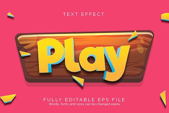 Play Button Game UI Text Effect Font: A Designer's Deep Dive