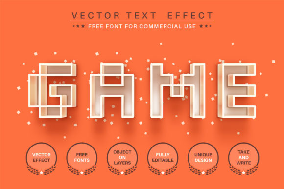 Red Pixel: A Bold Editable Text Effect for Standout Design