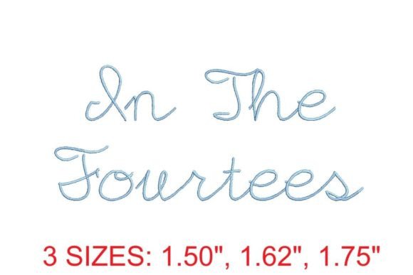 Rediscover Vintage Charm with In The Fourtees Embroidery Font