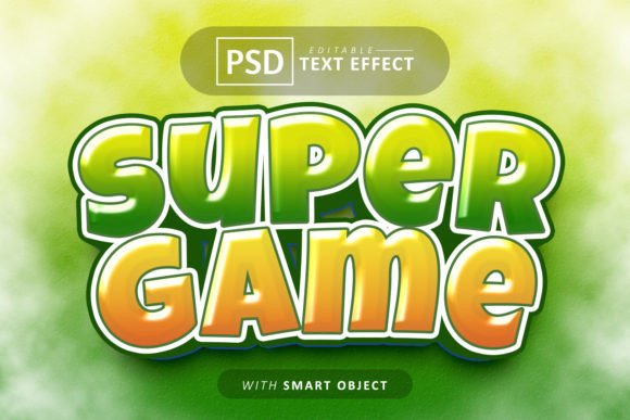 Super Game Text: Editable Font Effects for Dynamic Designs