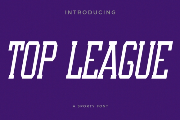 Top League: The Typeface That Captures Athletic Spirit
