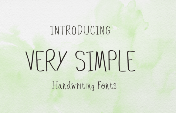 Very Simple: The Handwritten Font That Feels Like a Friendly Chat