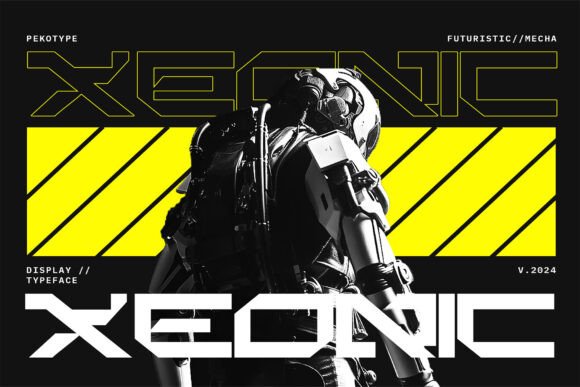 Xeonic: The Cyberpunk Typeface for Future-Focused Brands